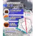 Палатка КУБ для зимней рыбалки трёхслойная 4-угольная CW-24A (2,4 x 2,4)